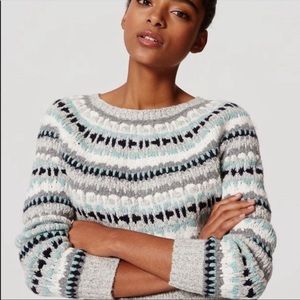 Loft Chunky Warm Fair Isle Sweater